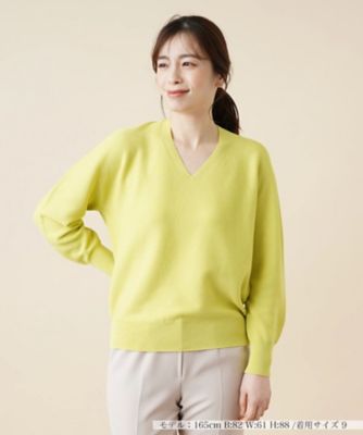＜Leilian (Women)＞Ｖネックニットプルオーバー