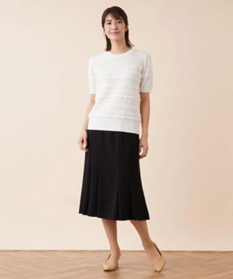 smyeon ミディボックスプリーツスカート セール】Midi box pleats skirt/ミディボックスプリーツスカート