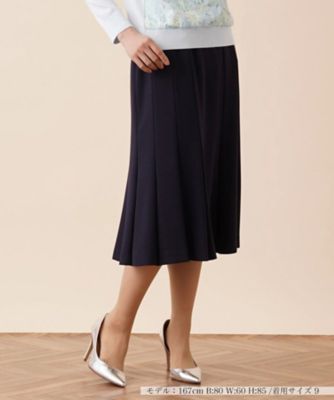 ＜Leilian (Women)＞ボックスプリーツミディスカート