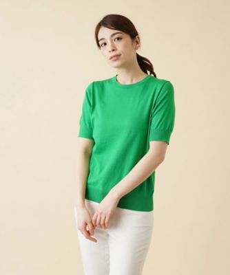 ＜Leilian (Women)＞クルーネックニットプルオーバー