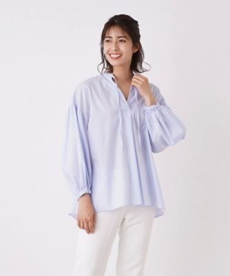 ＜Leilian (Women)＞リボンスキッパーブラウス【ｍｙ　Ｐｅｒｆｅｃｔ　ｗａｒｄｒｏｂｅ】