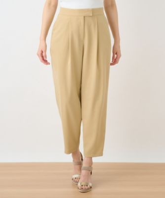 【SALE】Leilian (Women)/レリアン 洗えるテーパードパンツ【my perfect wardrobe】82ベージュ パンツ・ズボン【三越伊勢丹/公式】