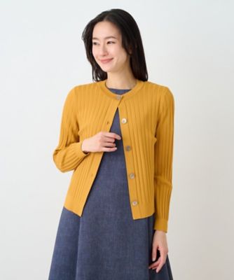 ＜Leilian (Women)＞ワイドリブカーディガン