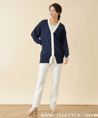 配色Vネックニットカーディガン【my perfect