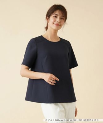 ＜Leilian (Women)＞クルーネックブラウス【Ｌｅｉｌｉａｎ：ＥＺＵＭＩ】