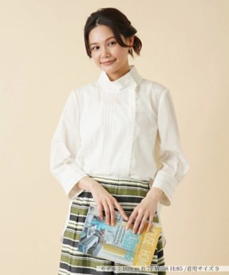 ＜Leilian (Women)＞アシンメトリーブラウス【Ｌｅｉｌｉａｎ：ＥＺＵＭＩ】