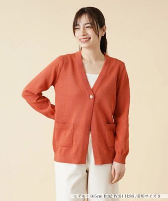 GEMMA ジェンマ Leilian レリアンVネック長袖カーディガン 13+ GEMMA ジェンマ Leilian レリアンVネック長袖カーディガン 13+