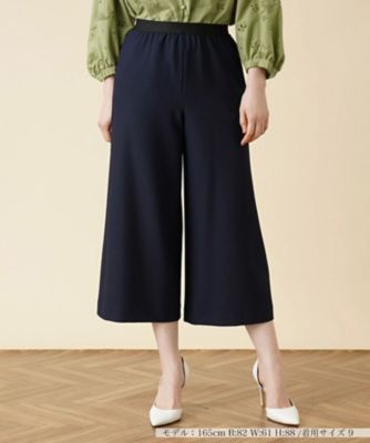 ＜Leilian (Women)＞ウエストゴムガウチョパンツ