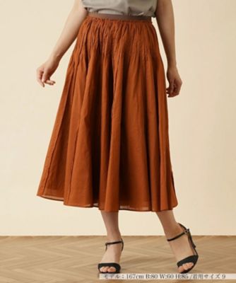 ＜Leilian (Women)＞タックミモレスカート