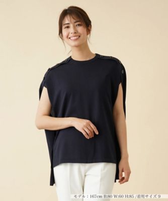 【SALE】Leilian (Women)/レリアン ビッグニットプルオーバー【Leilian:EZUMI】39ネービーブルー トップス【三越伊勢丹/公式】