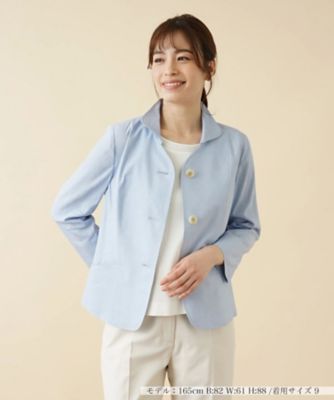 ＜Leilian (Women)＞ワイドカラージャケット【ＲＯＣＨＡＳ　Ｐｒｅｍｉｅｒｅ】