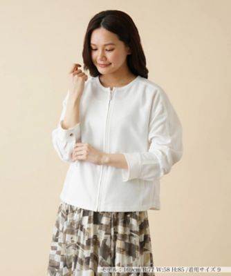 ＜Leilian (Women)＞ジップアップジャケット