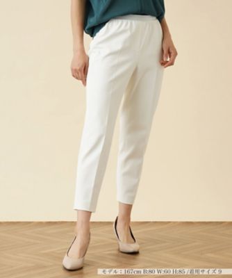 ＜Leilian (Women)＞クロップドテーパードパンツ