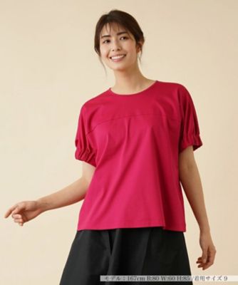 ＜Leilian (Women)＞ギャザースリーブカットソー