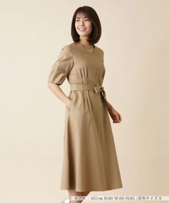 ＜Leilian (Women)＞洗えるワンピース【ＲＯＣＨＡＳ　Ｐｒｅｍｉｅｒｅ】