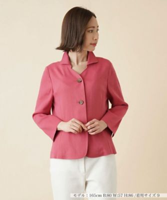 ＜Leilian (Women)＞ストレッチサマージャケット【ＲＯＣＨＡＳ　Ｐｒｅｍｉｅｒｅ】