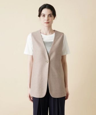 ロングベスト【ＲＯＣＨＡＳ　Ｐｒｅｍｉｅｒｅ】