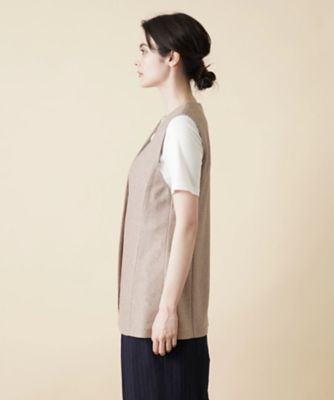 ロングベスト【ＲＯＣＨＡＳ　Ｐｒｅｍｉｅｒｅ】
