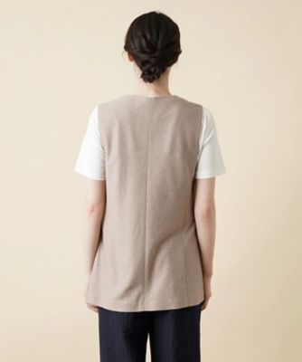 ロングベスト【ＲＯＣＨＡＳ　Ｐｒｅｍｉｅｒｅ】