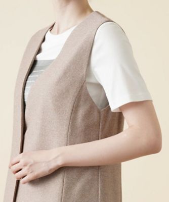 ロングベスト【ＲＯＣＨＡＳ　Ｐｒｅｍｉｅｒｅ】