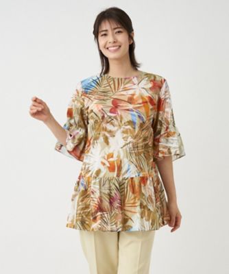 ＜Leilian (Women)＞洗えるチュニックブラウス