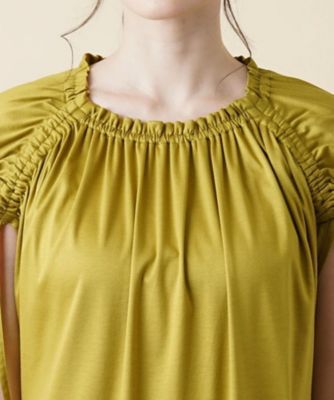 シャーリングギャザーワンピース【Ｌｅｉｌｉａｎ　ＷＨＩＴＥ　ＬＡＢＥＬ】