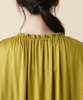 シャーリングギャザーワンピース【Ｌｅｉｌｉａｎ　ＷＨＩＴＥ　ＬＡＢＥＬ】