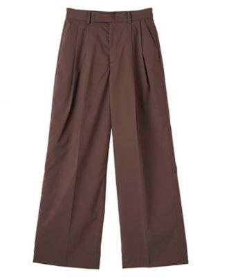 セットアップ対応商品】タックワイドパンツ | Leilian (Women