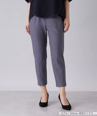 ＜Leilian (Women)＞チェック柄イージーパンツ