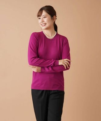 ＜Leilian (Women)＞クルーネックニット【ＧＥＭＭＡ】