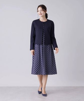 ストレッチノーカラージャケット | Leilian (Women)/レリアン