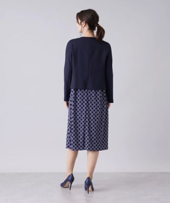 ストレッチノーカラージャケット | Leilian (Women)/レリアン