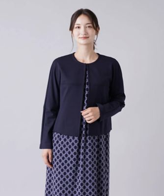 ＜Leilian (Women)＞ストレッチノーカラージャケット