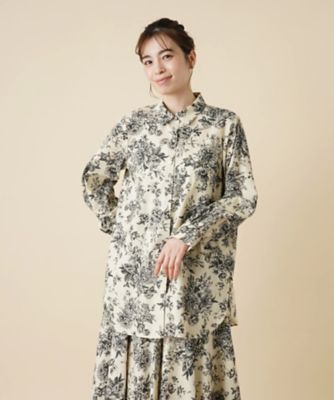 ハ*ノ様 【タグ付き美品】レリアン プラスハウス ボタニカルフラワーブラウス 1 ボタニカルフラワーブラウス | Leilian (Women)/レリアン | 三越