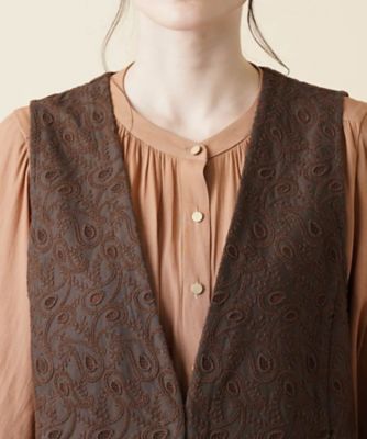 【24SS】Leilian レリアン ロングベスト ドローストリング ペプラム 24SS】Leilian レリアン ロングベスト ドローストリング ペプラム