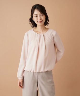 ＜Leilian (Women)＞タックブラウス【セレモニー】