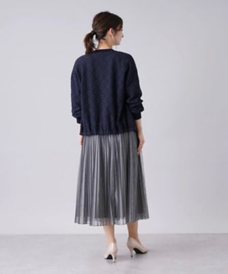 ジップアップレースブルゾン | Leilian (Women)/レリアン | 三越伊勢丹