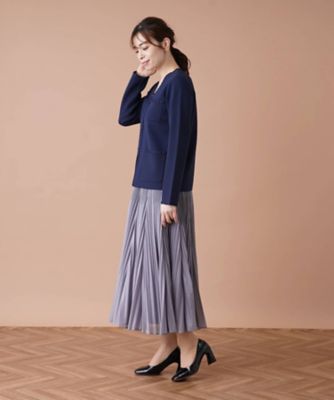トリムノーカラージャケット