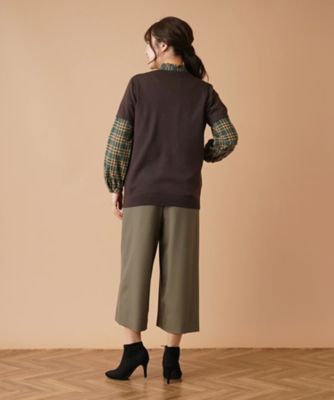 半袖ニットカーディガン
