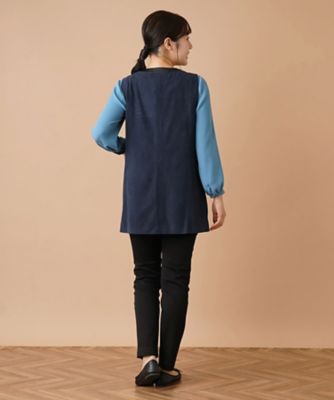 値下げ！［2024年購入 未着用品］レリアン ジレ ロング ベスト 9号 値下げ！［2024年購入 未着用品］レリアン ジレ ロング ベスト 9号