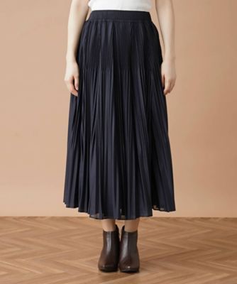切替プリーツロングスカート | Leilian (Women)/レリアン | 三越伊勢丹