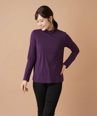 ＜Leilian (Women)＞ハイネックカットソー