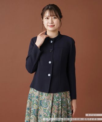 ＜Leilian (Women)＞スタンドカラーニットジャケット