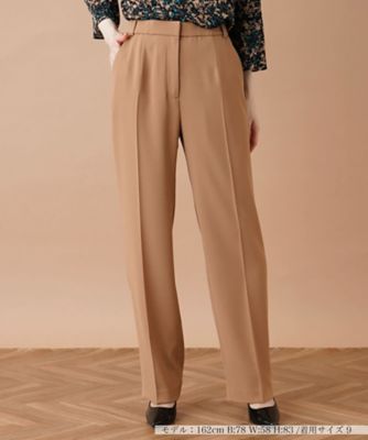 ＜Leilian (Women)＞センタープレスパンツ【ＲＯＣＨＡＳ　Ｐｒｅｍｉｅｒｅ】