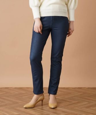 ＜Leilian (Women)＞【あったか素材】ストレッチリバーシブルレギンスパンツ