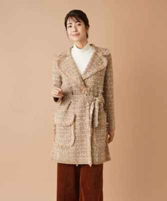 ＜Leilian (Women)＞ラメツイードコート