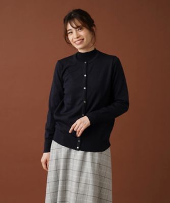 ＜Leilian (Women)＞クルーネックカーディガン