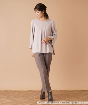 Leilian / レリアン フレアスリーブブラウス【ROCHAS Premiere】 フレアスリーブブラウス【ROCHAS Premiere】|レリアン