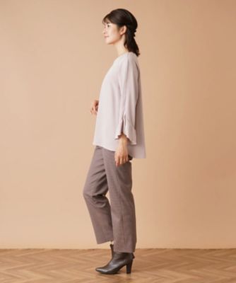 フレアスリーブブラウス【ROCHAS Premiere】 | Leilian