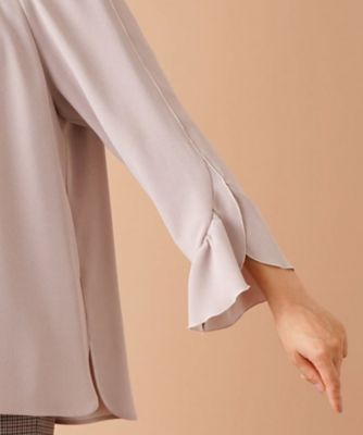 フレアスリーブブラウス【ROCHAS Premiere